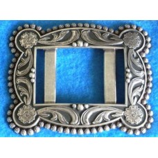 Floral Nocona Belt Buckle